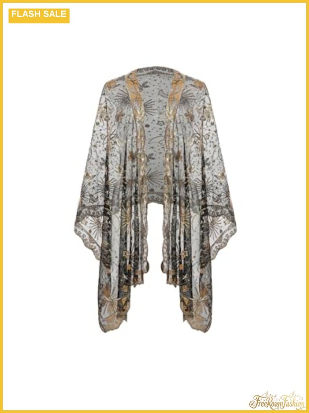 Sequin Shawl Wrap Evening Cape Cover Up for Women One Size Lightweight